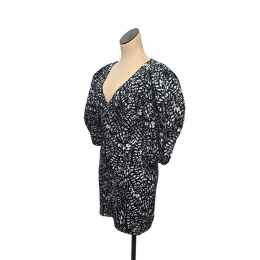 Zara Black and White Mini Dress - Picture 8 of 11